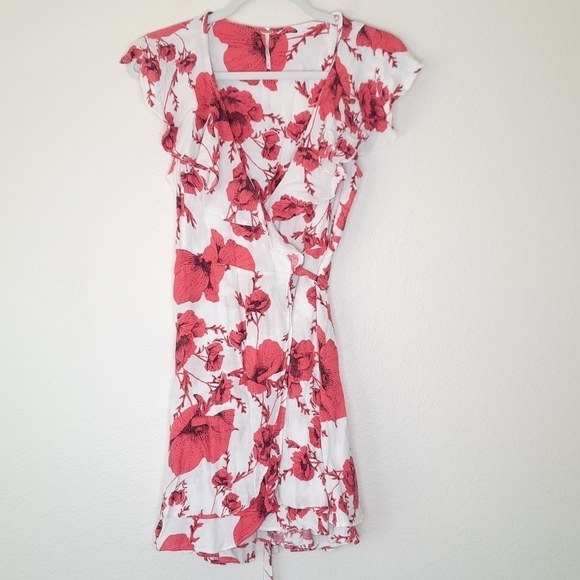 Free People French Quarter Wrap Dress S - Picture 4 of 6